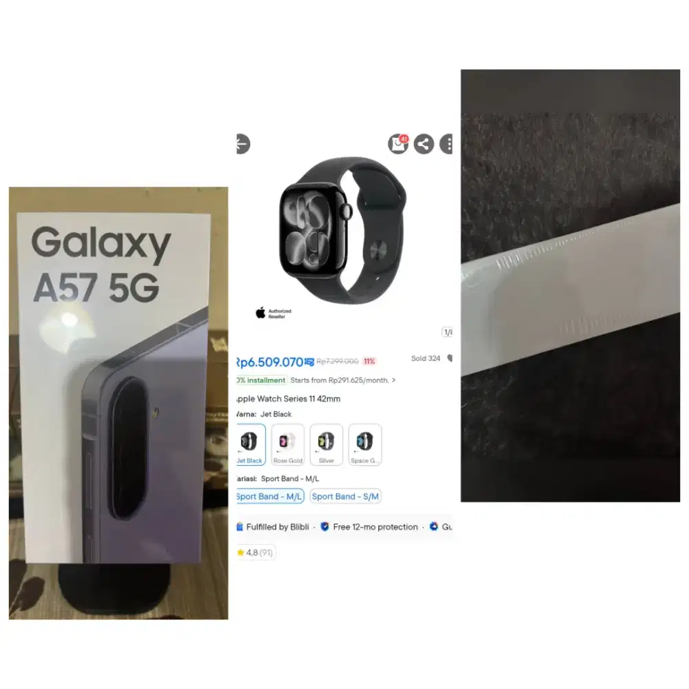Samsung A57 Apple Watch gen 11 BNIB