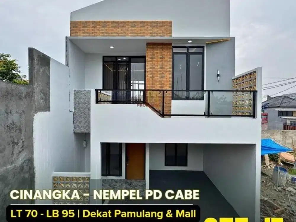Rumah Mewah Dalam Cluster di Cinangka Sawangan Depok