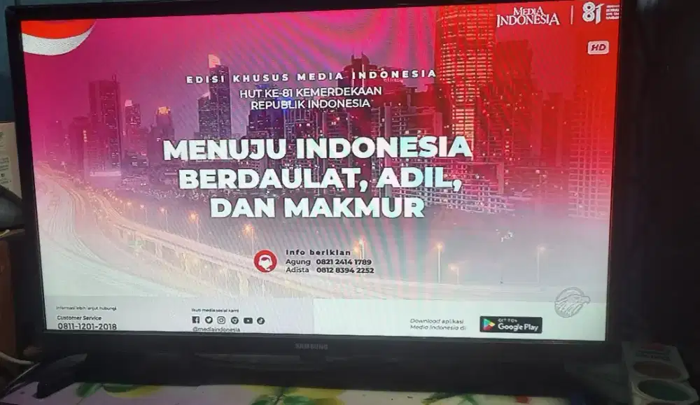 TV Samsung Digital HD T4003 24 inch lancar jaya