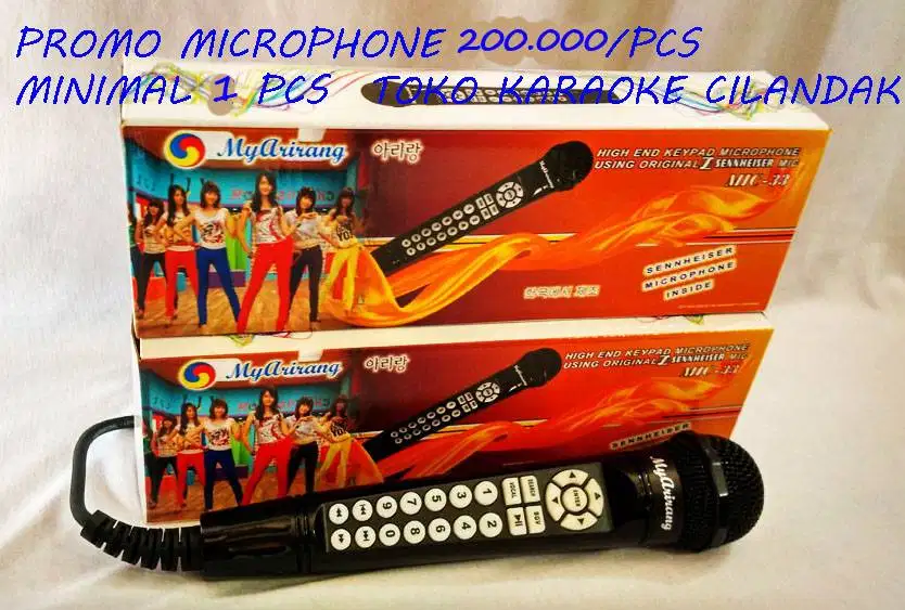microphone sudah gandeng sama remot