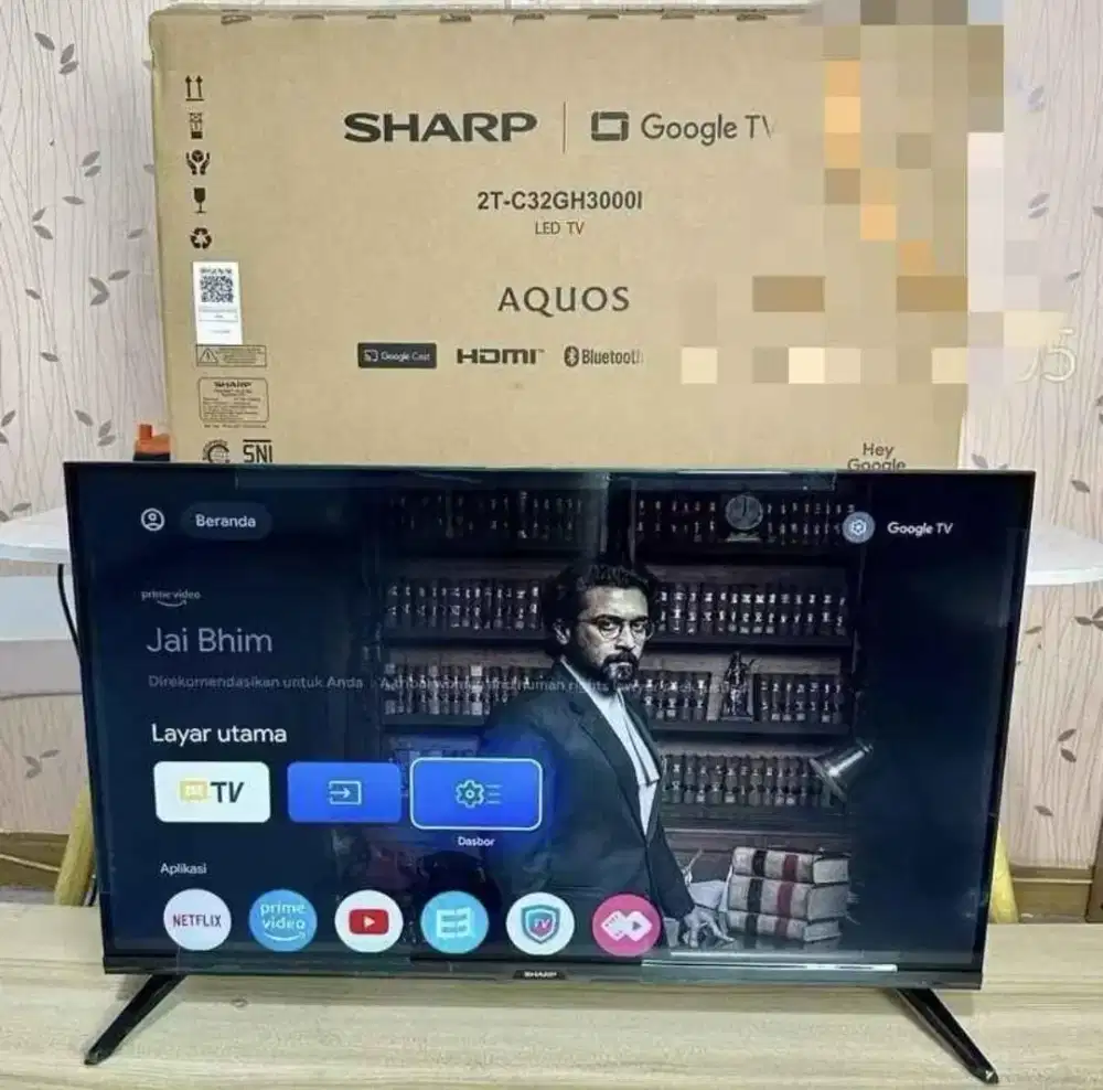 PROMO HARGA MURAH!!! LED SHARP SMART GOOGLE TV 32INCH