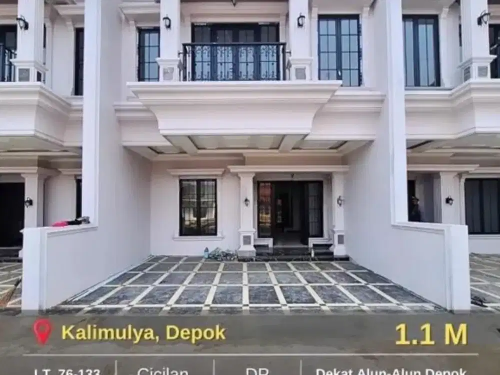 Rumah Mewah dan Cantik Siap Huni di Kalimulya Cilodong Depok