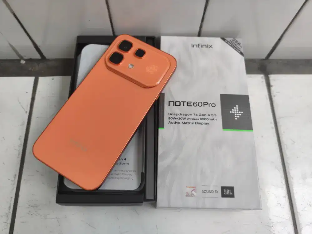 Infinix note 60 pro 5g  Ram 8/256 lengkap mulus ori