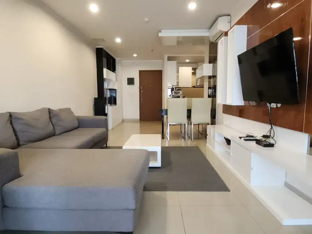 DISEWAKAN APARTEMEN SAHID SUDIRMAN 2 BR FURNISHED