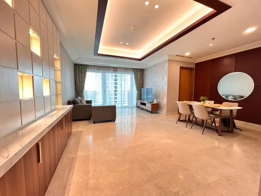 DISEWAKAN APARTEMEN PAKUBUWONO RESIDENCE 2 BR FURNISHED KEBAYORAN