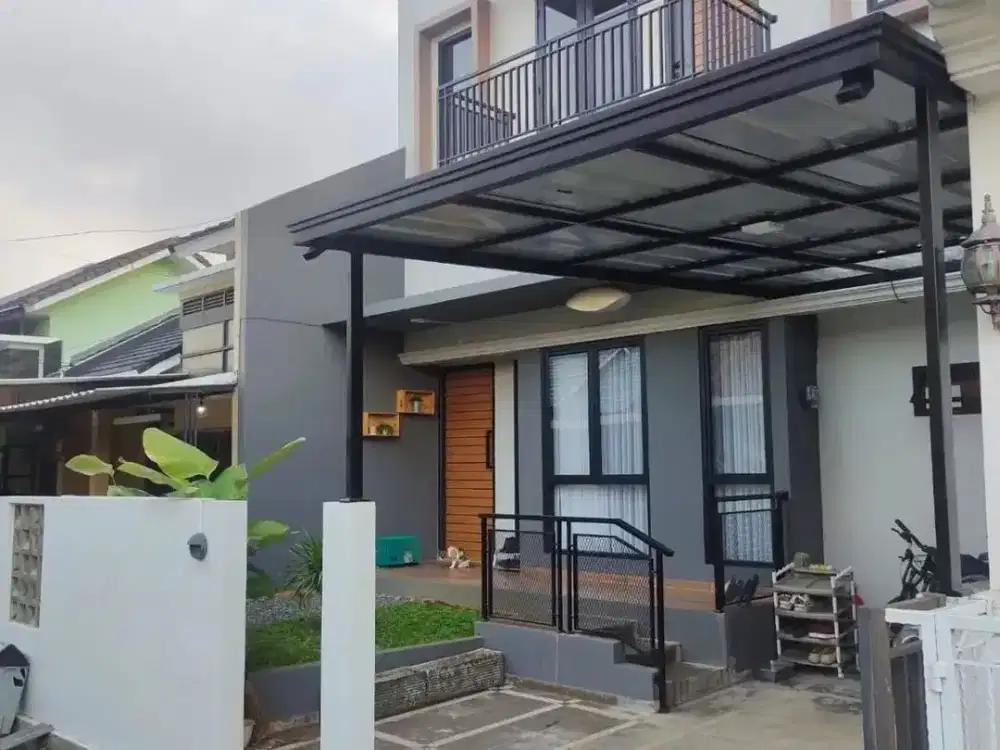 RUMAH MODERN TROPICAL JATIASIH – Full Renovasi | Semi Furnished | Dekat Tol