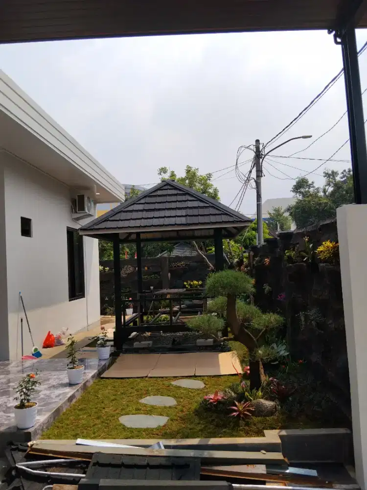 Jasa pembuatan taman Jepang taman kering taman  minimalis