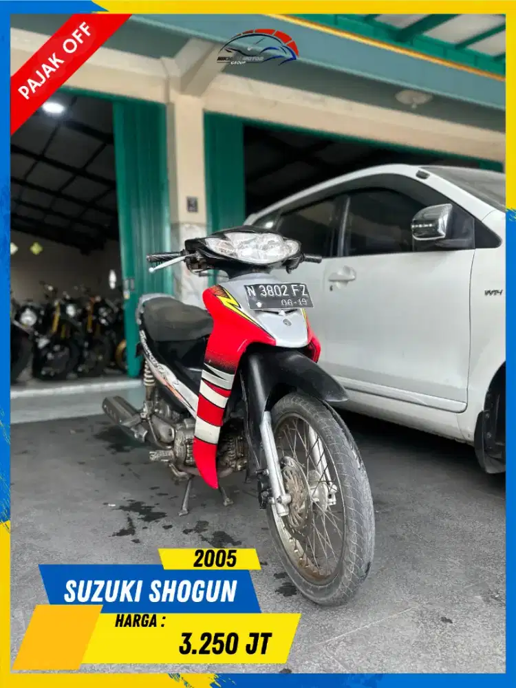 SUZUKI SHOGUN 2005 MURAH MERIAH BOSKU HIKMAH MOTOR KEPUH MALANG