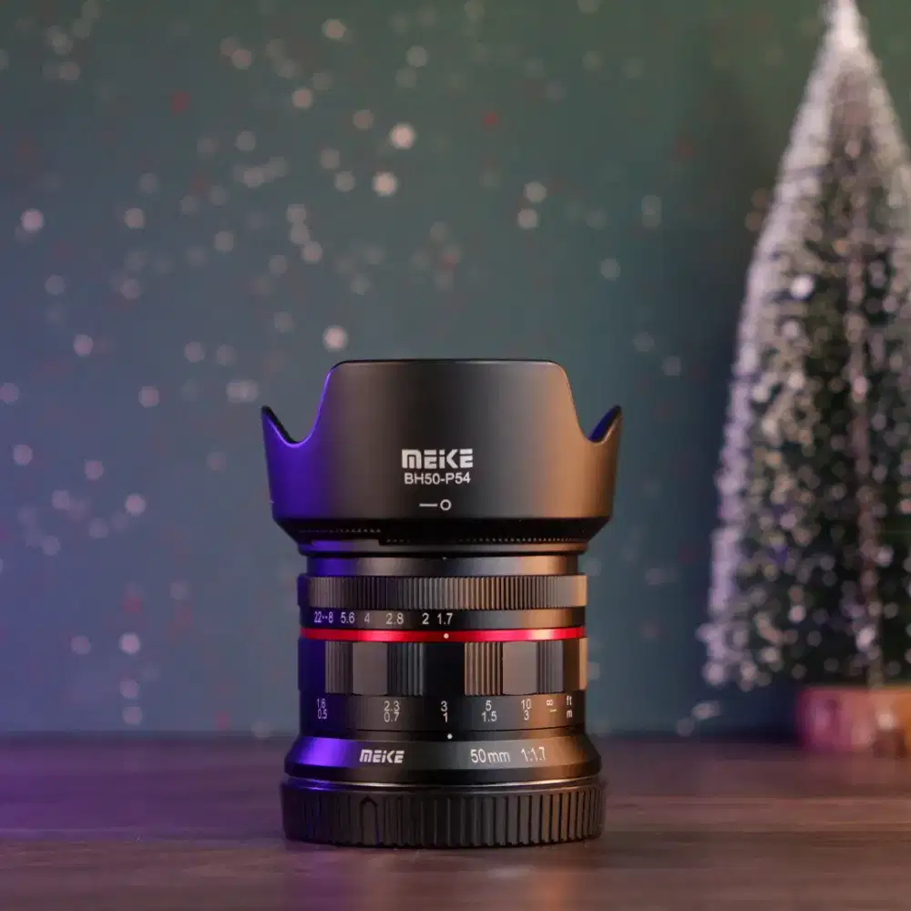 Meike 50mm F1.8 EOS R/Lensa Fix Fullframe Canon