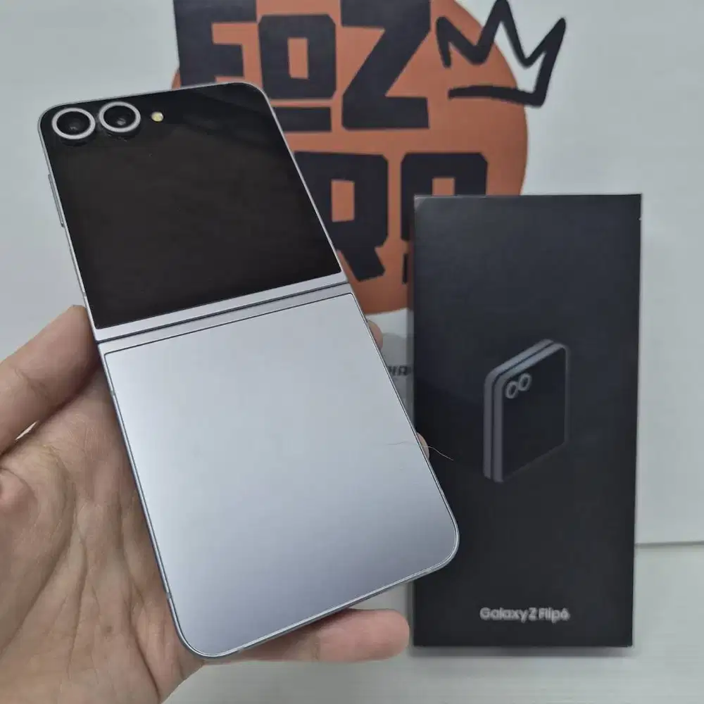 Samsung Galaxy Z Flip 6 12/256GB Silver No Minus No Kendala FULLSET