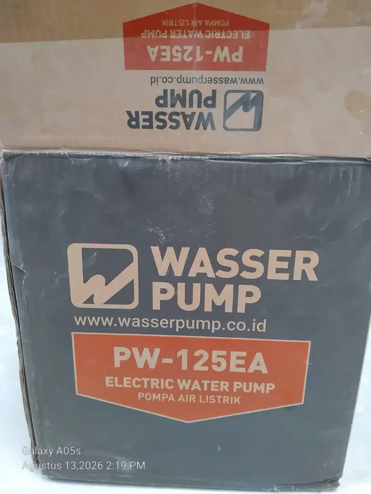 Dijual mesin pompa air merk wasser PW-125 EA (otomatis)