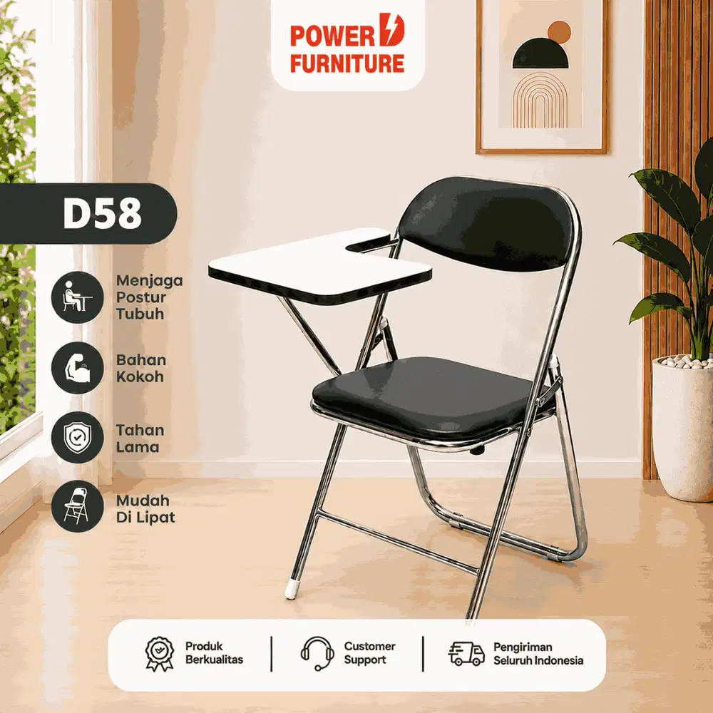 D58 - Kursi Pelatihan | Kursi Kuliah Lipat | Kursi Kursus