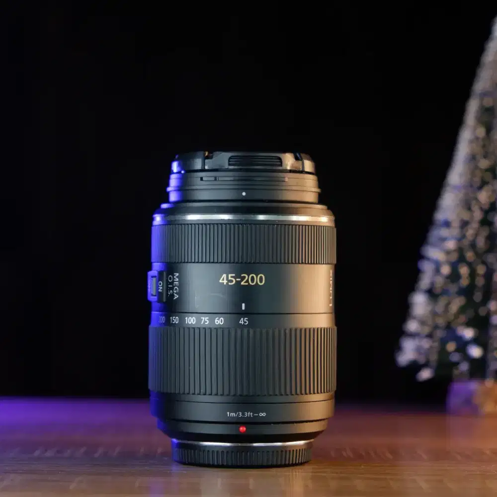 Lumix 45-200mm Zoom MFT Mount/Lensa Tele Lumix Olympus Leica