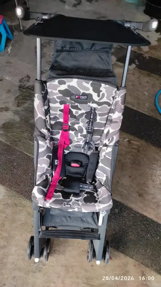 PL. Stroller COCOLATTE POCKIT GEN7 - BEBEAPES GREY