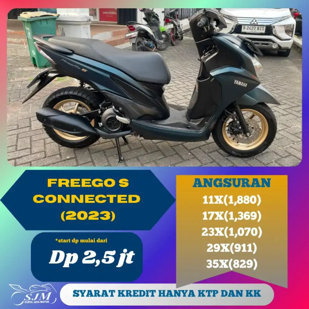 YAMAHA FREEGO S CONNECTED 2023 MESIN HALUS