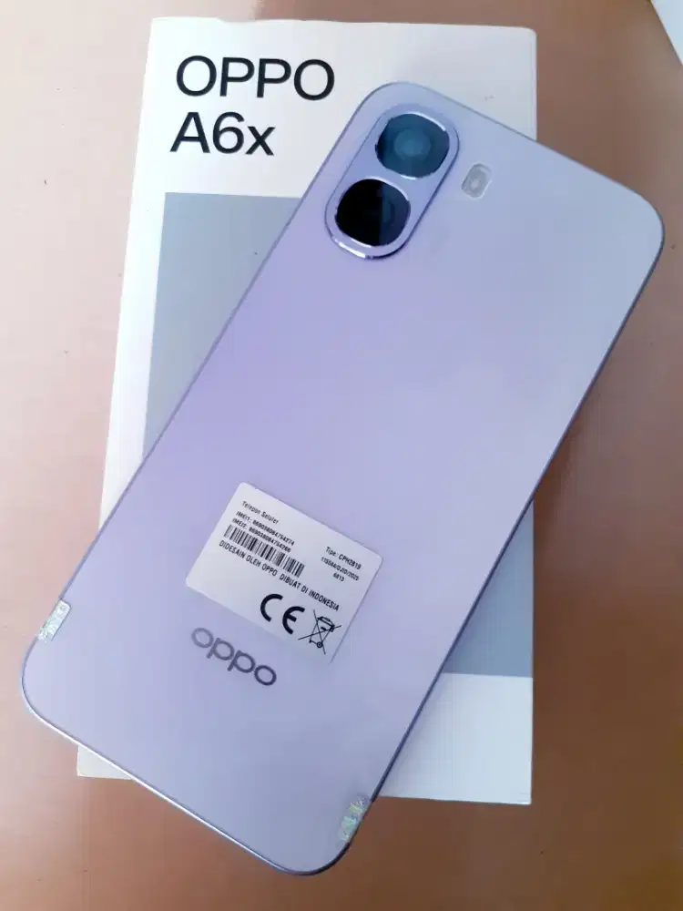 Oppo a6x 4/128Gb mulus seperti baru pakai 5bulan aja