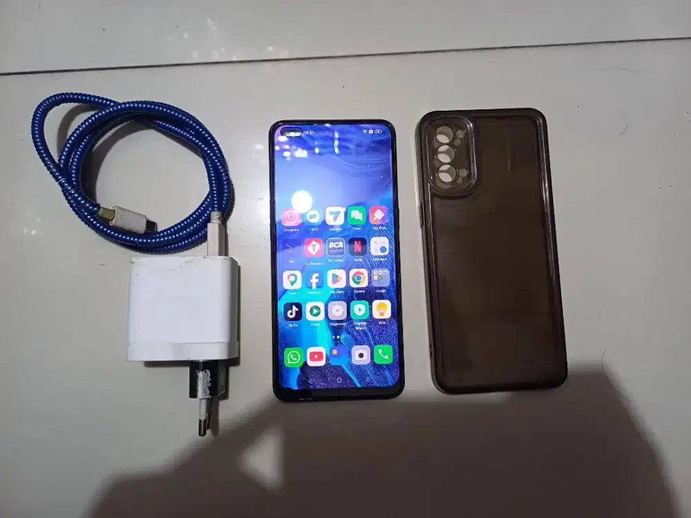 OPPO RENO 4 RAM 8GB+5GB  ROM 128GB SNAPDRAGON 720G LAYAR ORI AMOLED
