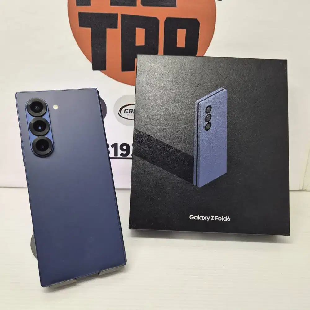 Samsung Galaxy Z FOLD 6 12/256GB NAVY No Minus No Kendala FULLSET