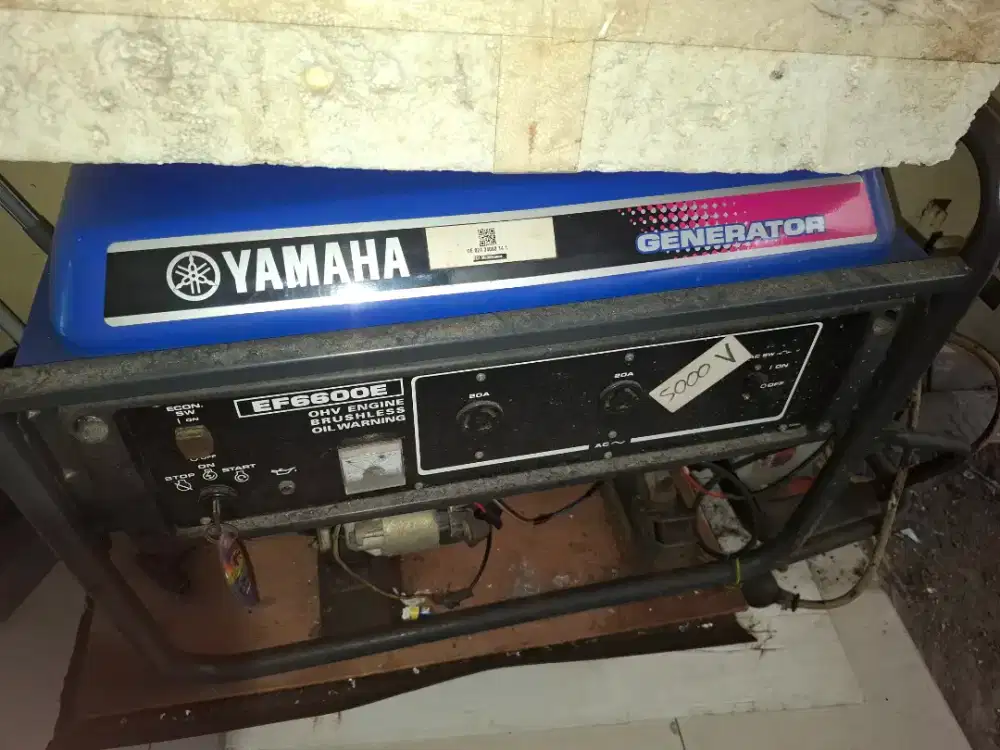 Genset Yamaha ep 6600e