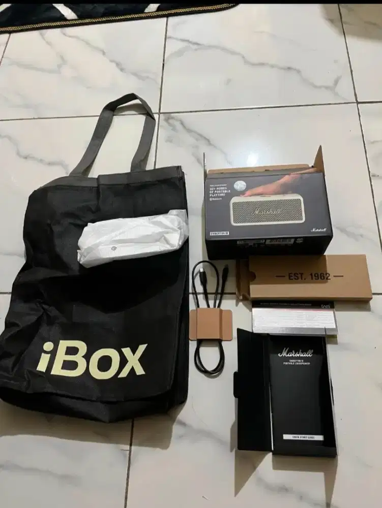 MARSHALL EMBERTON 3 ORIGINAL BARU BUKA SEGEL