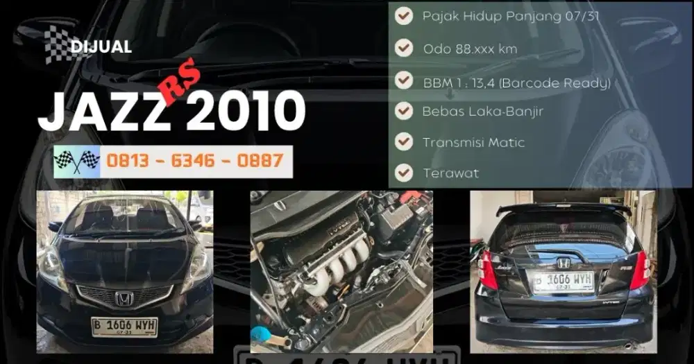 Jazz RS AT 2010 Low KM