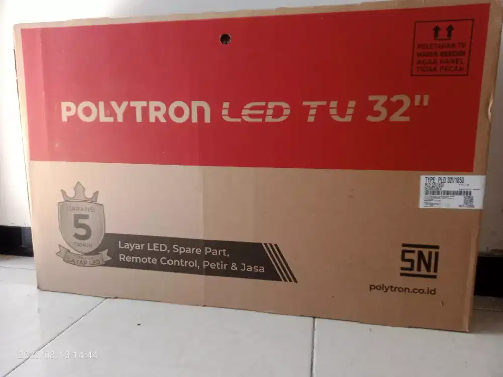 Led TV 32 Polytron Digital TV, Baru, Garansi resmi 5thn &Tukar Tambah