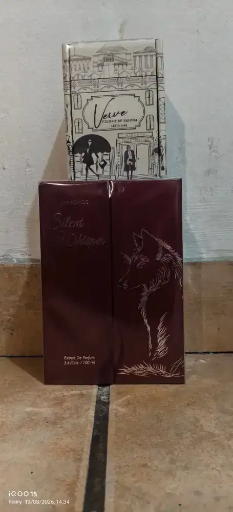 Parfum mykonos silent whisper 100ml dan verve 50ml