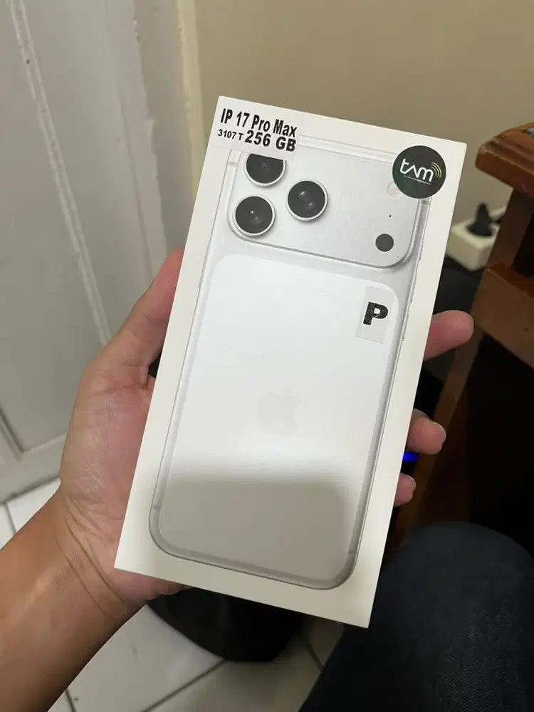 Iphone 17 ProMax 256gb Silver New Segel