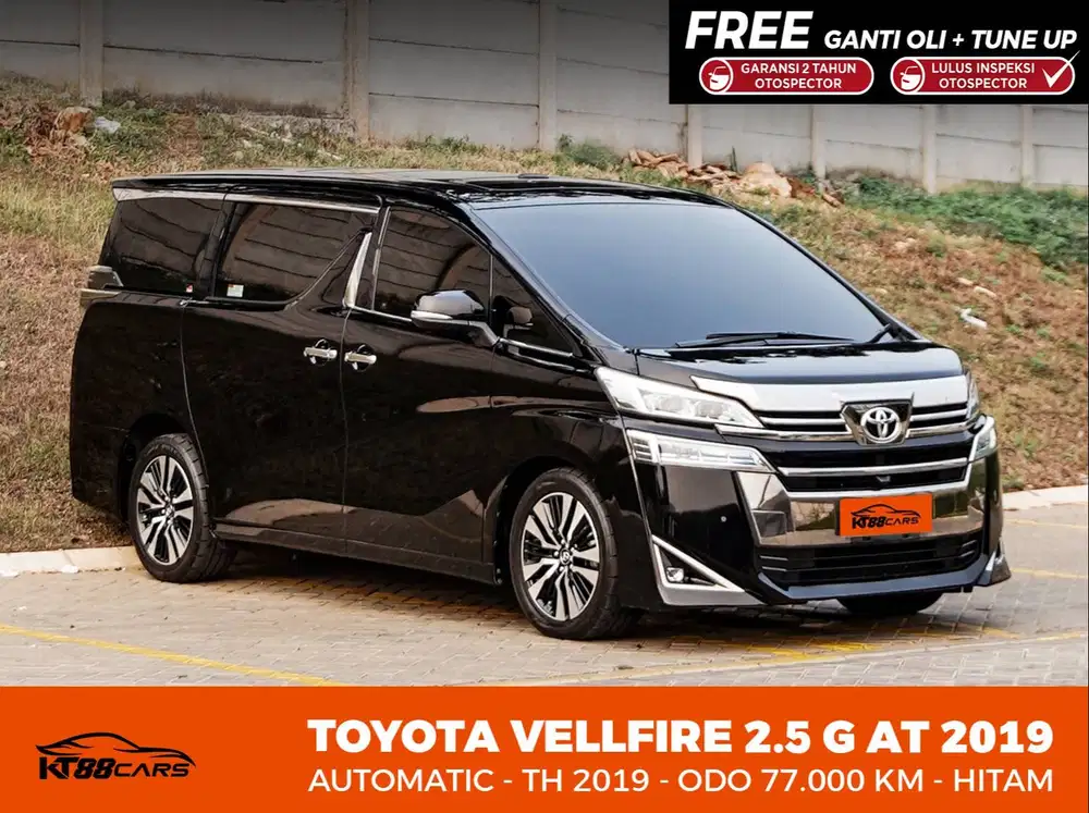 DP 10JT TOYOTA VELLFIRE G 2.5 AT 2019