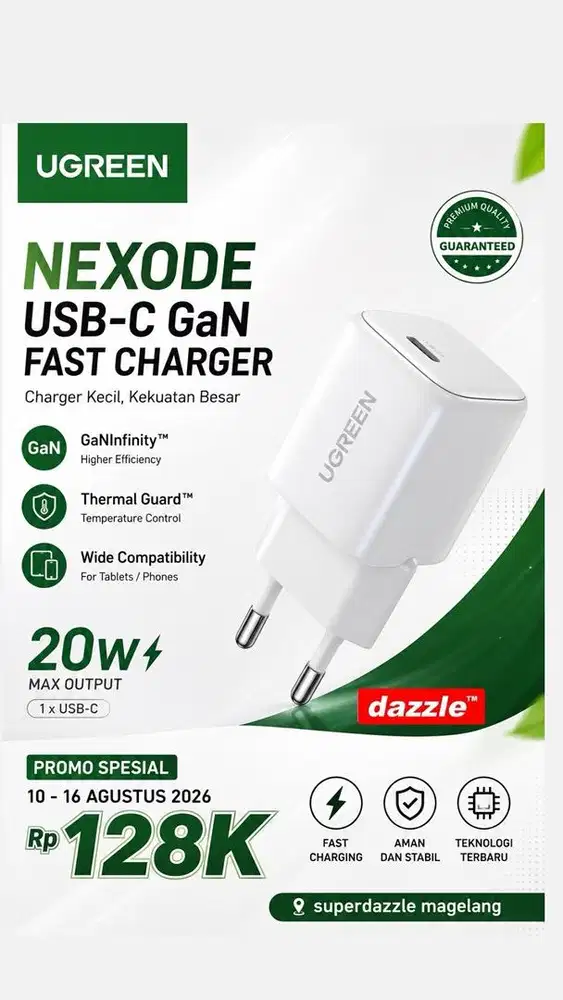 Tc ugreen nexode gan 20 watt white 15324