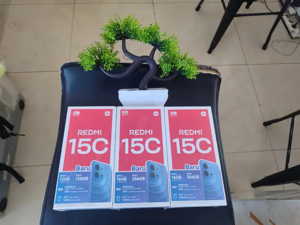 REDMI 15C 6/128 NEW BERGARANSI RESMI HARGA PROMO
