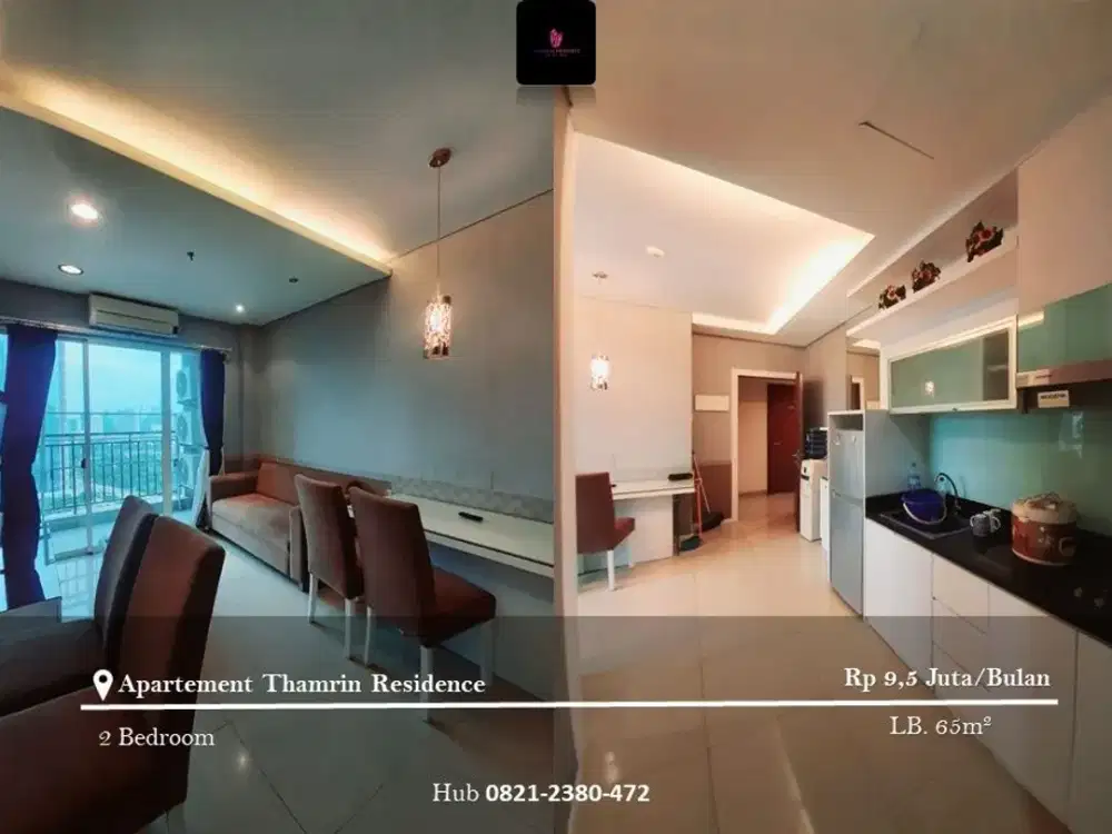 Disewakan Apartement Thamrin Residence Full Furnished 2BR High Floor