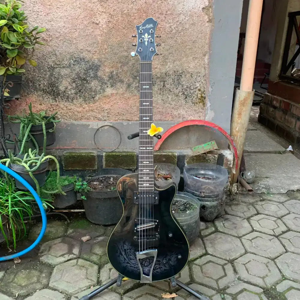 Gitar Elektrik Hagstrom UltraLux Original 2 Humbucker Black
