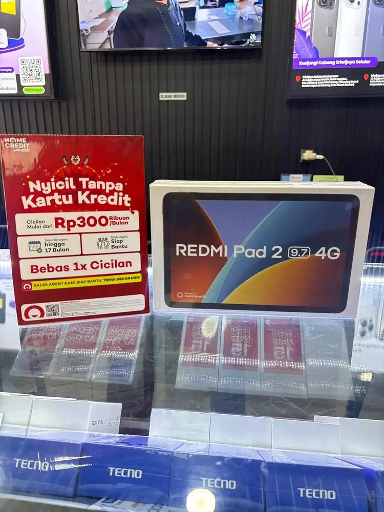 Redmi pad 2 bisa kartu 4/64gb 9.7in cicilan murah free 1x angsuran