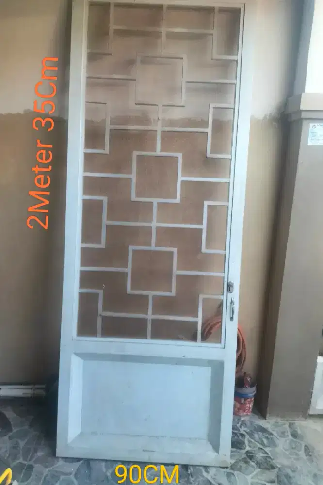 Pintu Tralis Rumah safety + Engsel