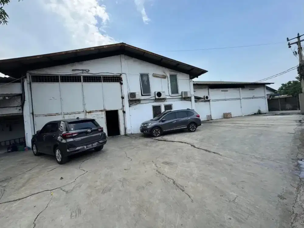 Dijual Gudang + Kantor Dadap, LT 1.998 m², LB 1.500 m², SHM, Rp 13 M Nego