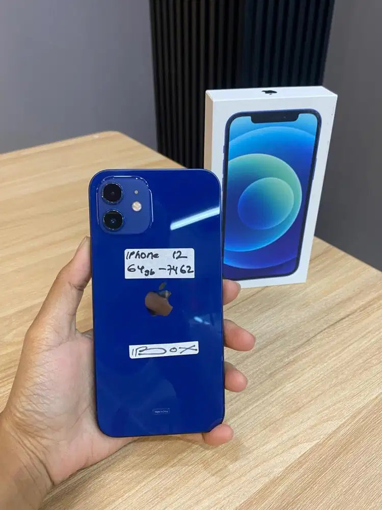 Iphone 12 64gb biru ex ibox