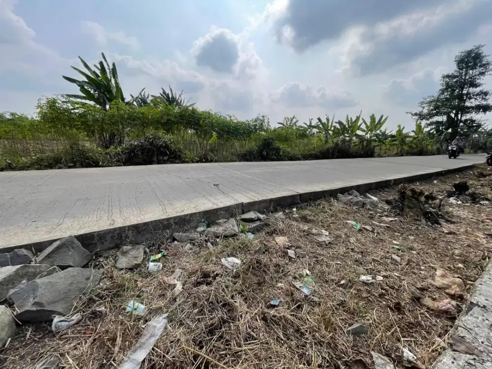 Tanah Cisauk SM Termurah Dekat Stasiun Jatake - Pinggir Jalan Cocok Investasi/Hunian - 10 Menit Tol Legok - Bisa Cicil Tanpa Bunga