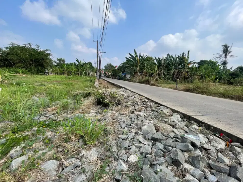Tanah SM Termurah Dekat Stasiun Jatake - Pinggir Jalan Cocok Investasi/Hunian - 10 Menit Tol Legok - Bisa Cicil Tanpa Bunga