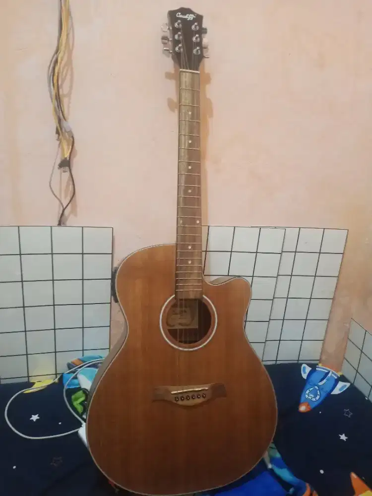 Gitar akustik elektrik Cowboy original GWC235NS mulus siap manggung