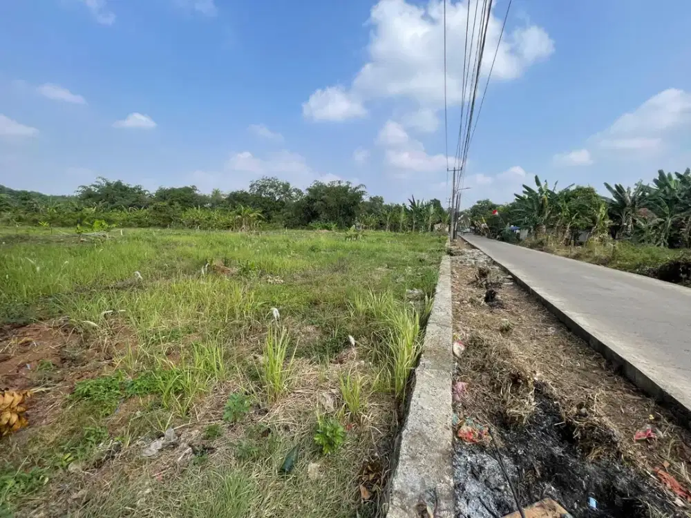 Miliki Tanah Cisauk SM Termurah Dekat Stasiun Jatake - Pinggir Jalan Cocok Investasi/Hunian - 10 Menit Tol Legok - Bisa Cicil Tanpa Bunga