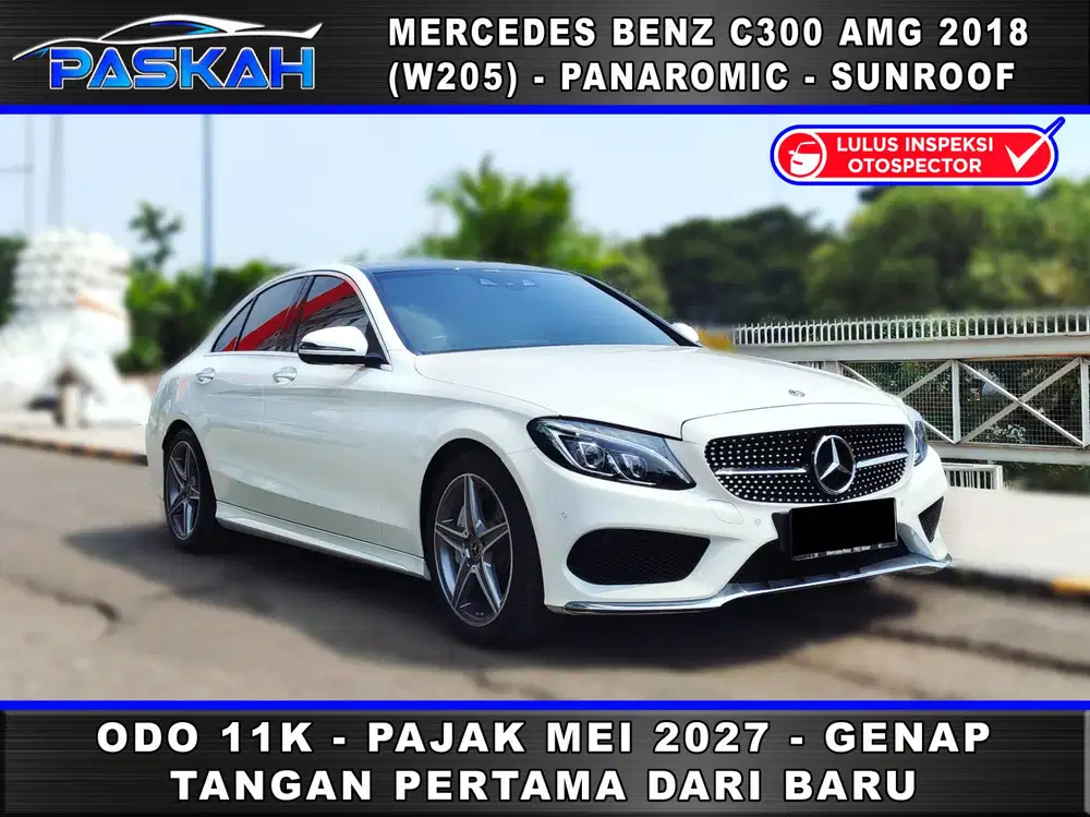 SUNROOF Mercy C300 AMG 2018 C 300 2018 PAJAK Mei 2027 Bunga 4% Odo 11k
