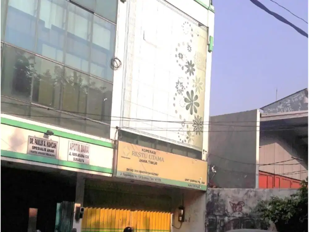 Jual/Sewa Ruko 3,5 Lantai Jl Raya Arjuno Surabaya Pusat