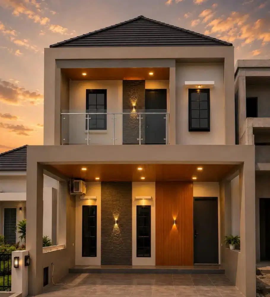 Dijual Rumah Baru di Beverly Batam centre super cantik tinggal masuk