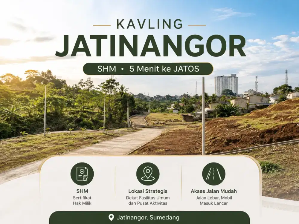 Dijuan Kavling Siap Bangun Dekat Unpad - 400Jutaan