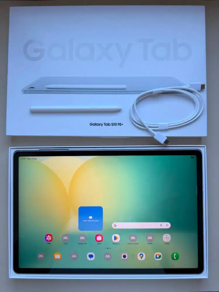 Samsung Tab S10 FE Plus Wifi 12/256gb - Silver - Resmi Indo