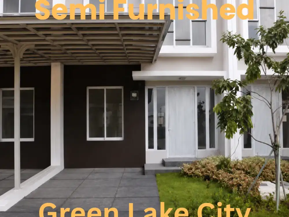 Dijual Rumah Green Lake City Luas 6x16 Semi Furnished