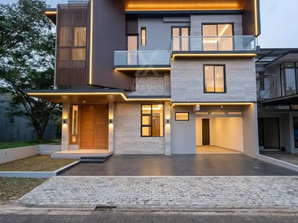 DIJUAL RUMAH HOOK / HOEK BRAND NEW FORESTA BSD