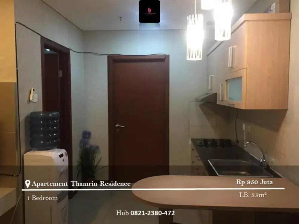 Dijual Apartement Thamrin Residence 1BR Full Furnished