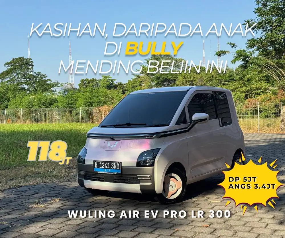 [TERMURAH] WULING AIR EV PRO LONG RANGE 300 modif manis cantik 2023